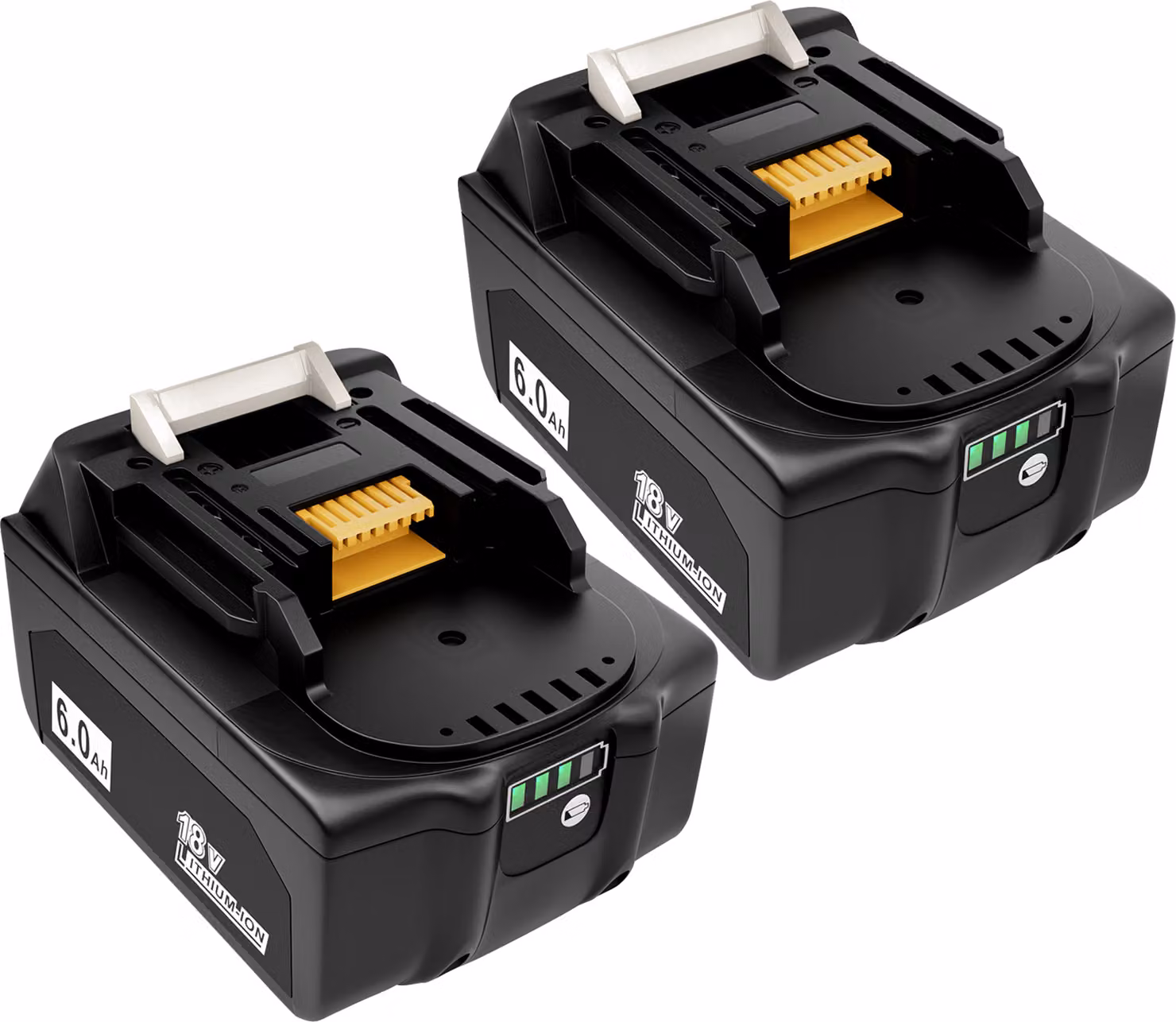 2-Pack 18V 6,0Ah Li-Ion batteria di ricambio strumento per Makita CW004GZ CW002GZ01 CW003GZ01 CW001GZ01 frigorifero DCM501Z DCM501ZAR