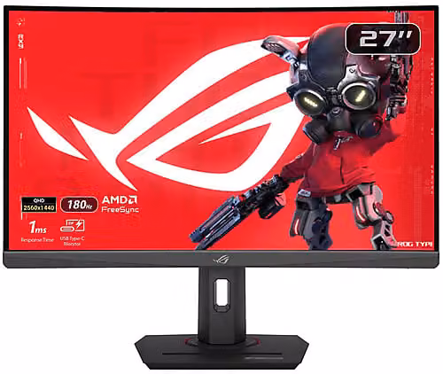 Monitor Gaming Curvo Asus ROG Strix XG27WCS da 27 pollici QHD 1440p 180Hz Nero – 1