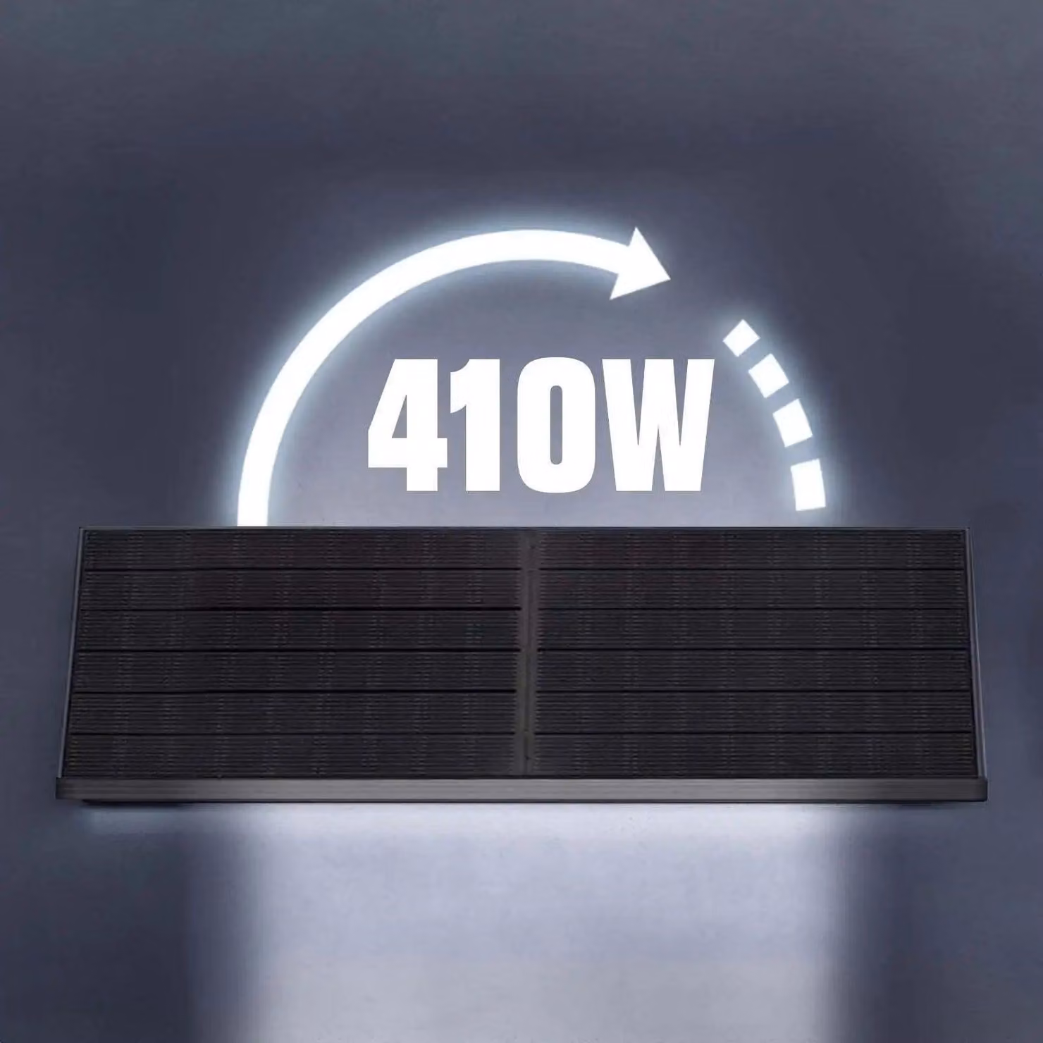Pannello solare monocristallino - Pannello per balcone - Sistema di energia solare - Pannello sostenibile - Potenza: 410 Watt
