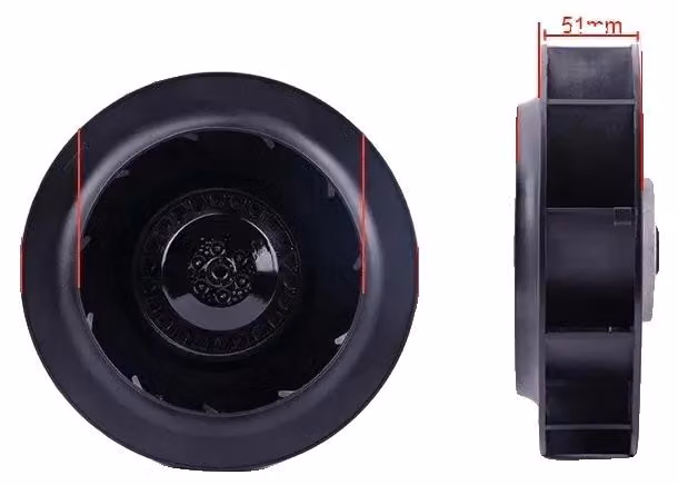 Ventilatore centrifugo turbo, funzionamento silenzioso, compatibile con i sistemi HVAC, 250FLW2-150W