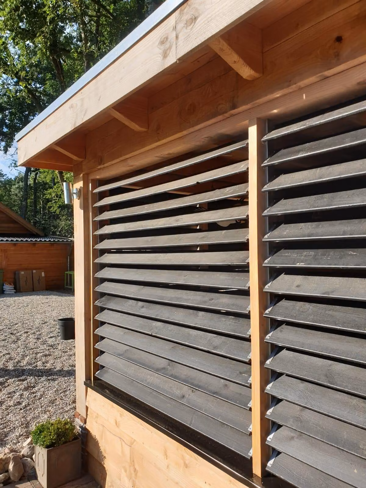 Flex Fence binari in acciaio inox lamelle girevoli 95 cm - per set 2 pezzi