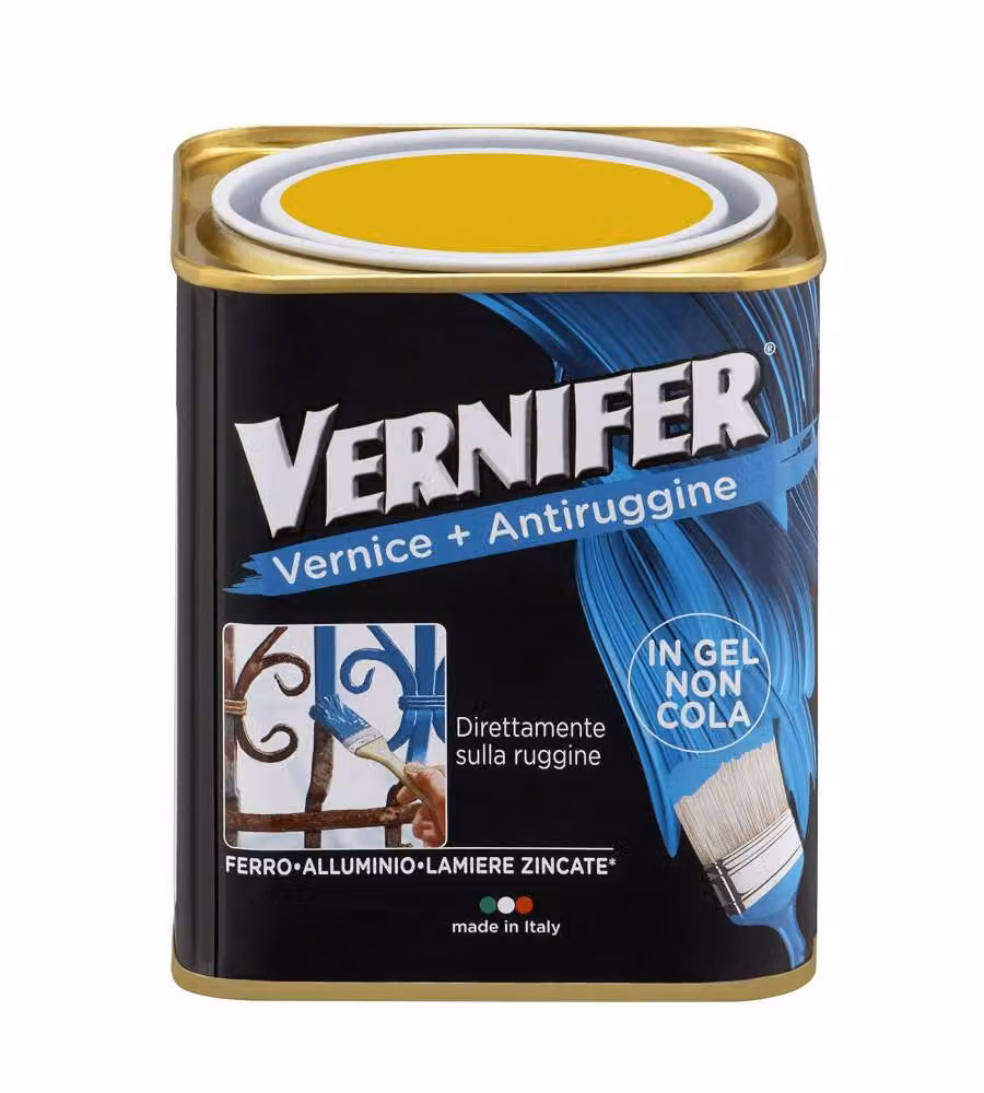 Arexons Vernice Gel Antiruggine Vernifer Giallo Brillante 750 ml
