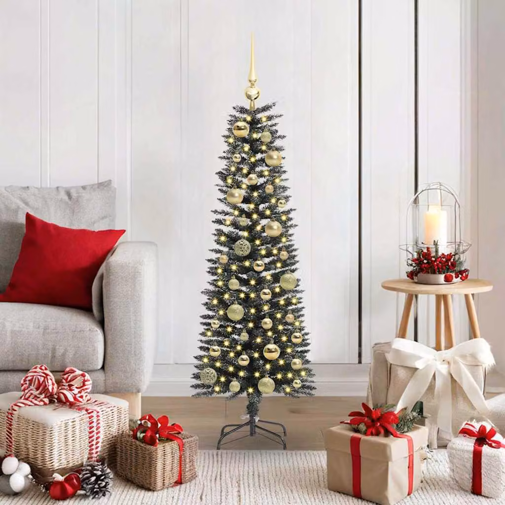 Maison Exclusive - Albero di Natale artificiale con 150 LED e supporto, verde, 120 cm