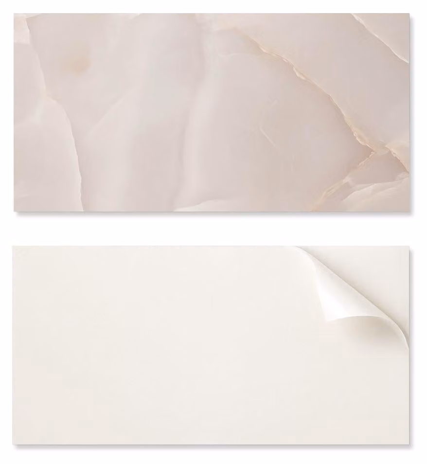 Pannello decorativo in vinile con grafica, ideale per cucina o bagno, dimensioni 120 x 60 cm, motivo pietra naturale