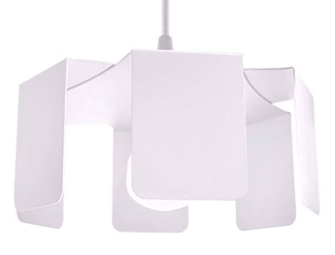 Lampada a sospensione TULIP bianco 1xE27 15W acciaio 110x24x24cm Sollux Lighting