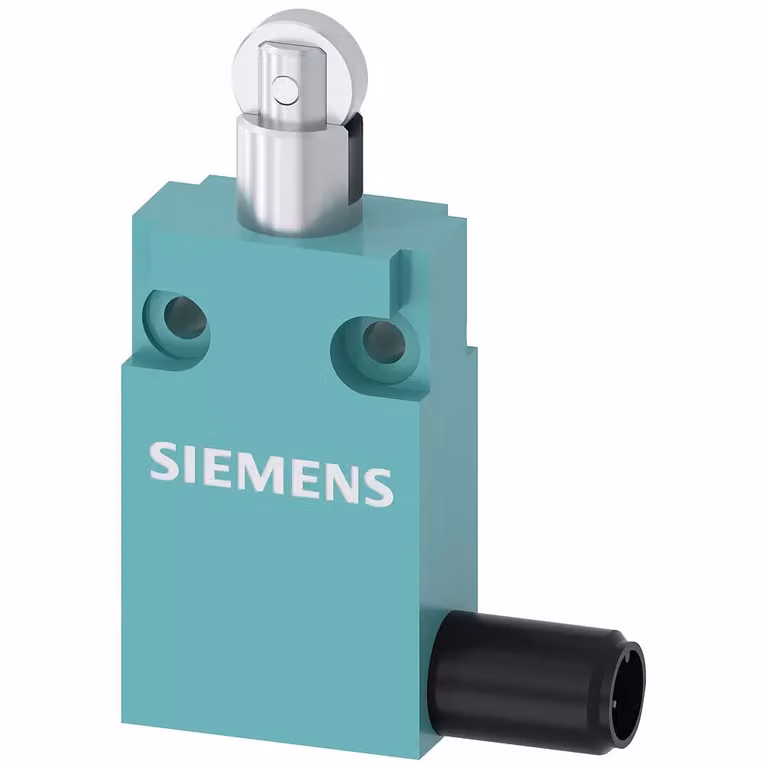 Interruttore di posizione Siemens, in versione compatta da 30 mm di larghezza, con connettore M12 3SE54130CD201EB1