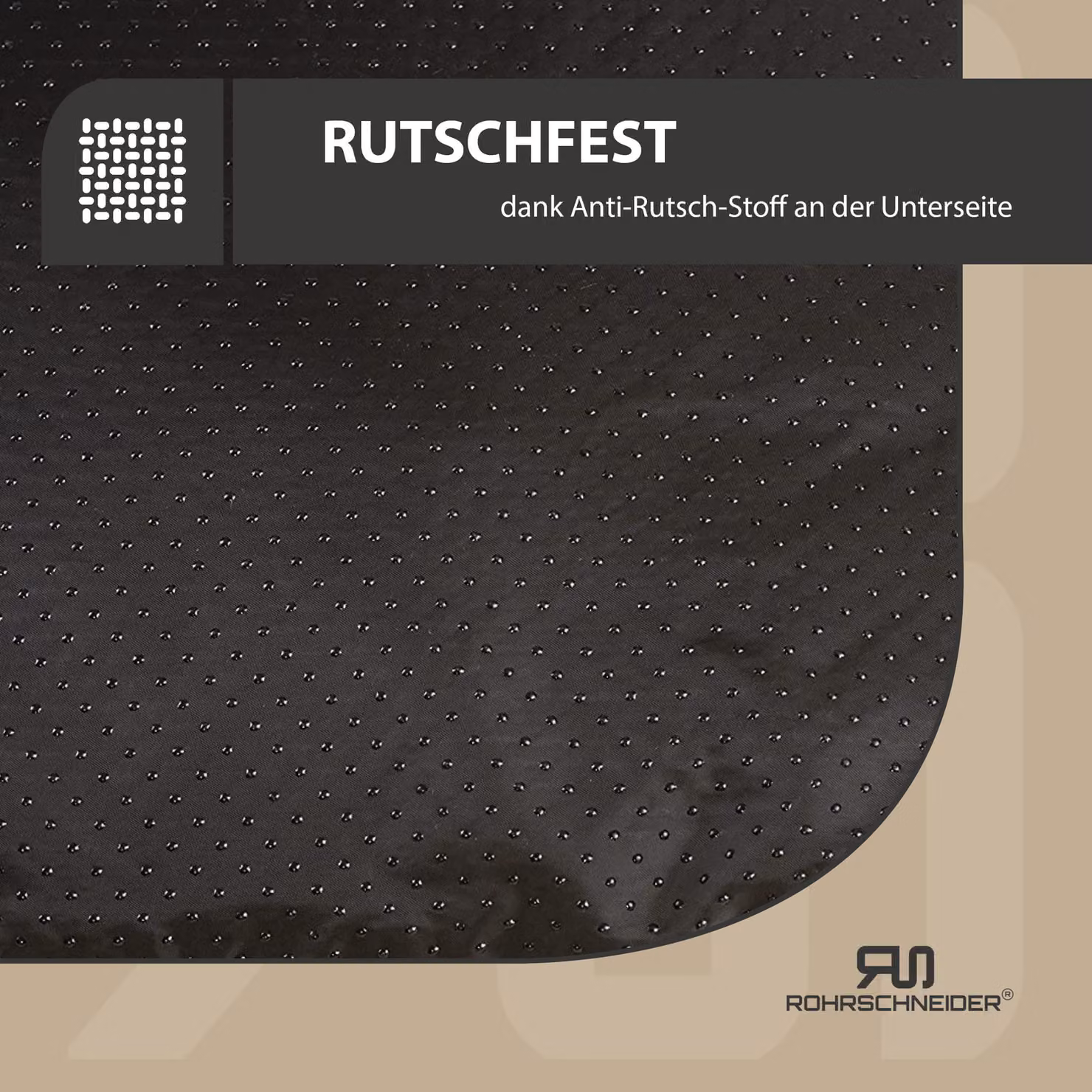 Taglierina per tubi Letto per cani Deluxe | fondo antiscivolo | cesta per cani e gatti di piccola e media taglia in morbido velluto a coste | dimensioni P 50 x L 70 x A 15 cm | in 2 diversi colori, colore: grigio