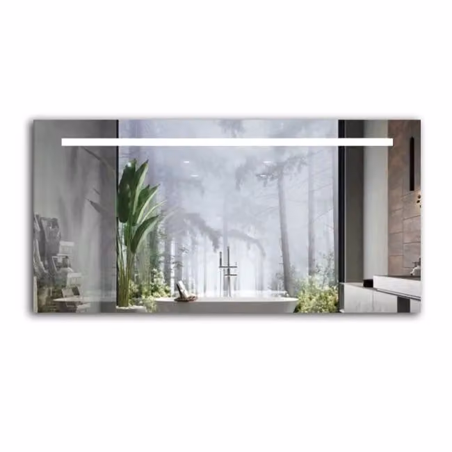Specchio da Bagno Rettangolare DOCCIABOX con Luce LED e Touch Switch, L 120 cm x H 60 cm – 2