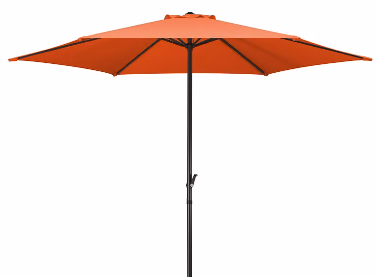 Ombrellone da giardino in terracotta, diametro 300 cm