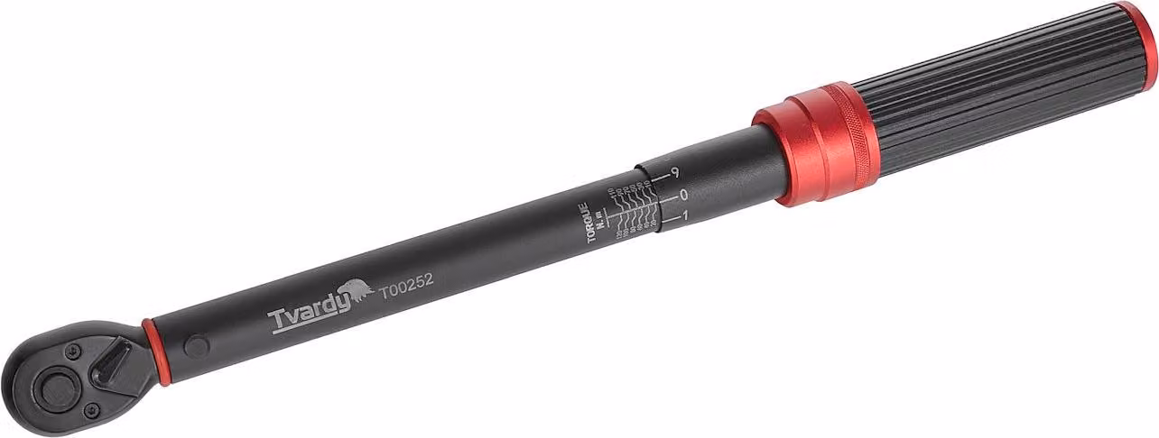 Chiave dinamometrica 3/8" 10-120Nm - Precisa, professionale e calibrata per coppie di serraggio perfette, ideale per viti con filettatura destra e sinistra.