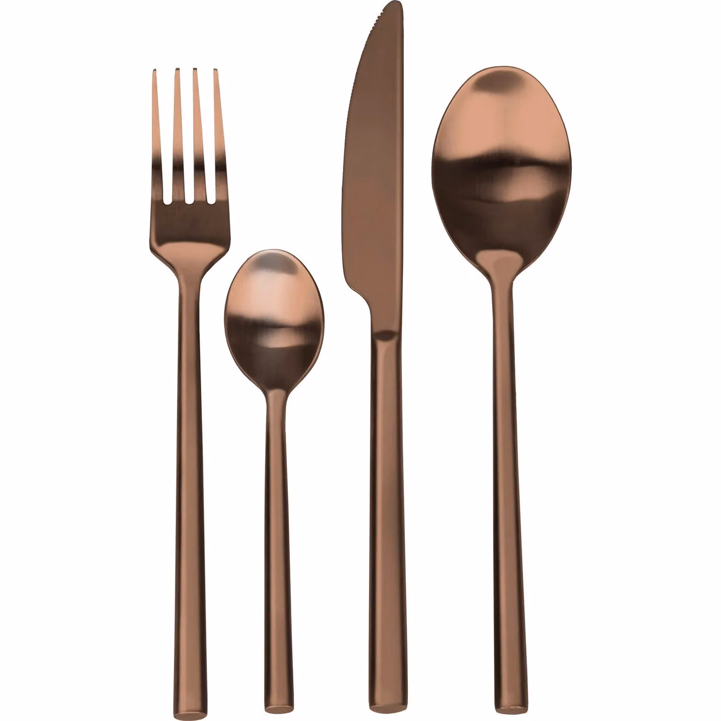 Servizio di posate Dakotah Gusto Casa in acciaio inox color bronzo satinato, 24 pezzi