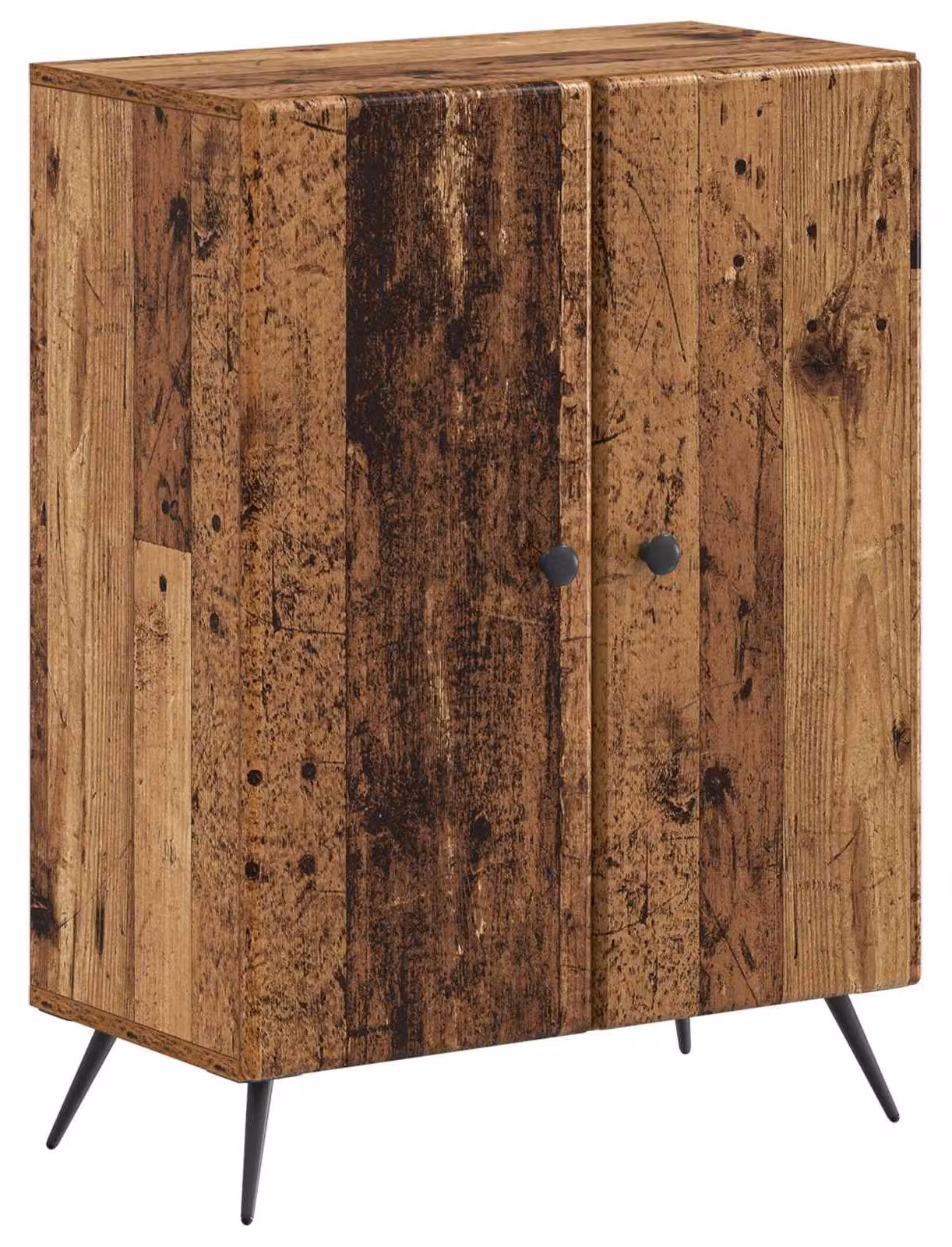 Mobiletto contenitore per il bagno BREDA, legno di recupero, 59,5 x 31 x 80 cm