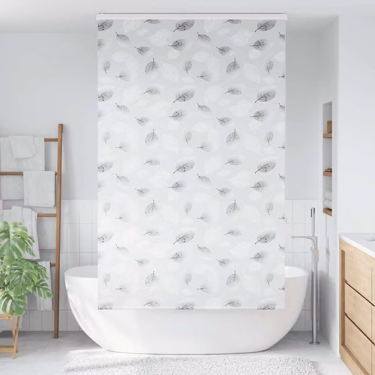 Tenda a Rullo per Doccia Cassonetto 140x240cm Larghezza Tessuto