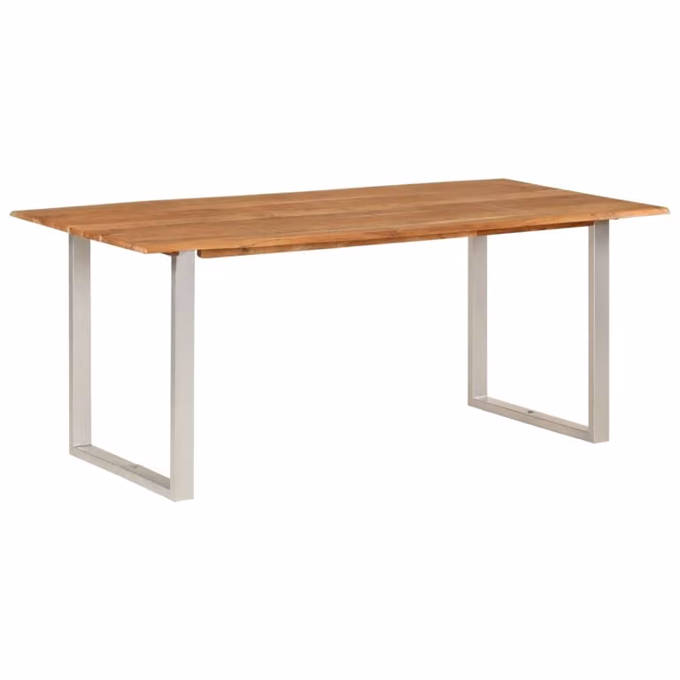Tavolo da pranzo The Living Store 180×90×76 cm in legno massiccio di acacia