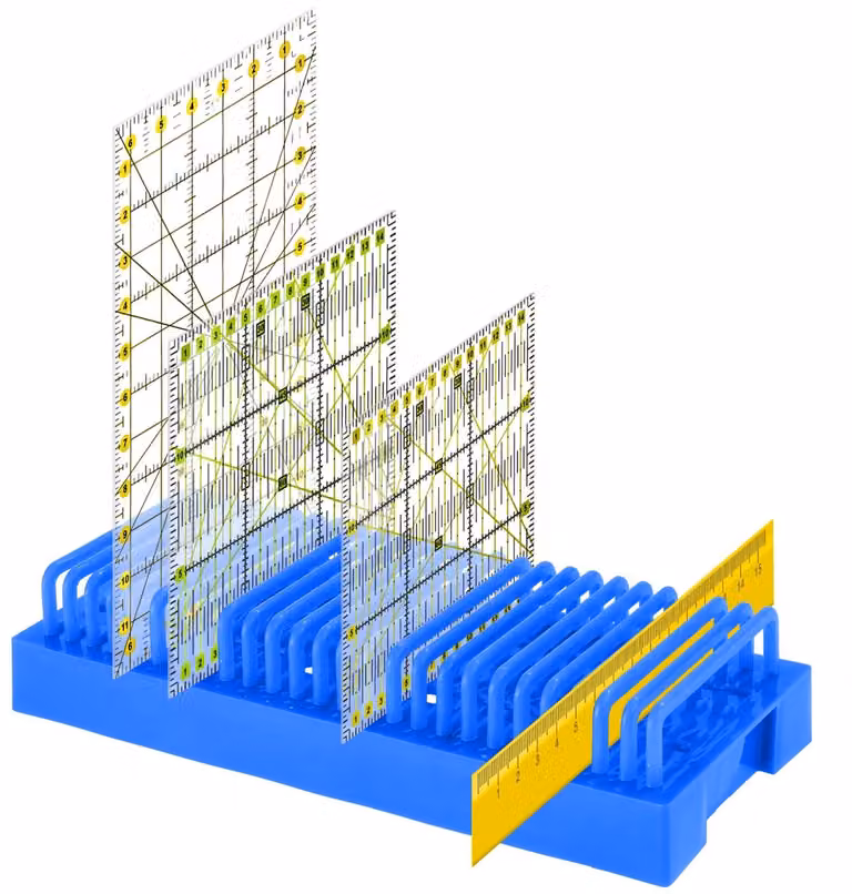 Scaffale portaoggetti con 25 scomparti - Organizer multifunzionale, colore blu