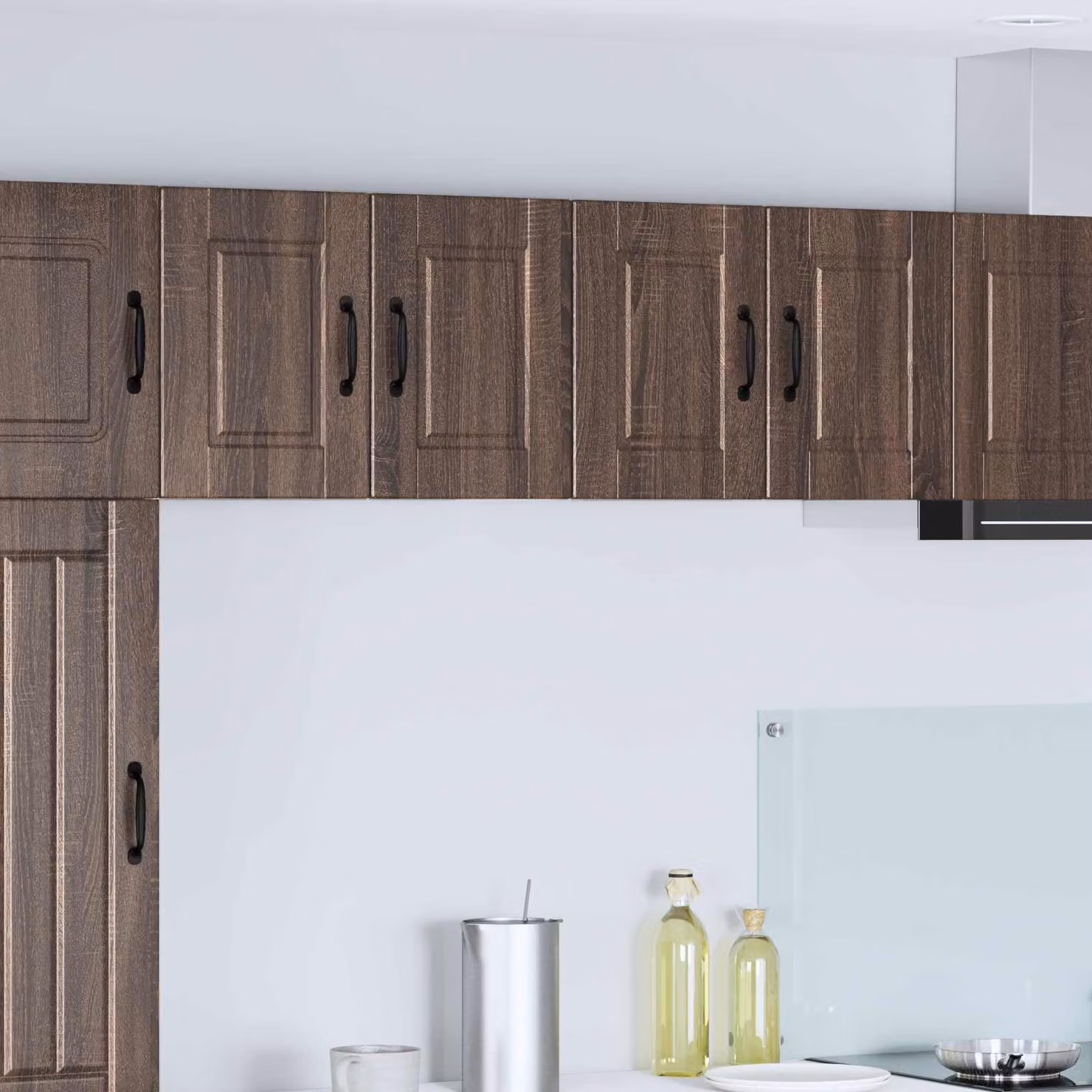vidaXL Armadietto a muro PORTO moderno in rovere marrone L: 60 cm, P: 31 cm, H: 40 cm