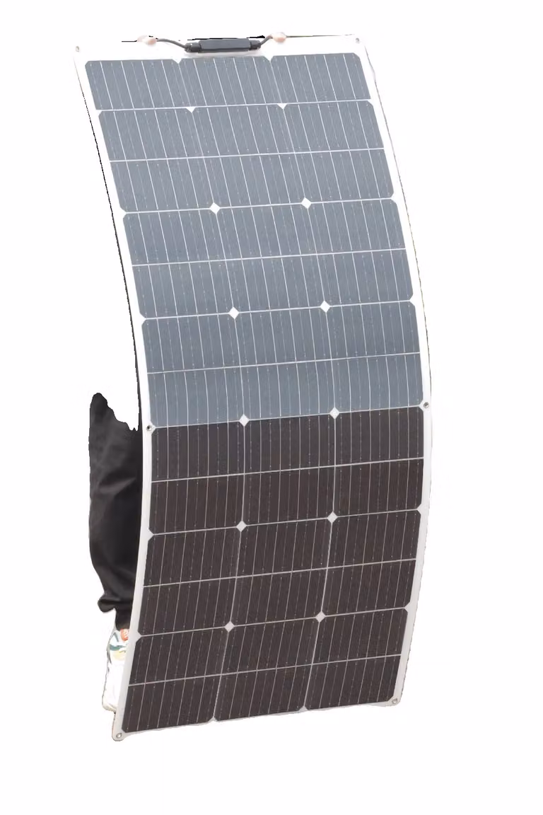 Set di pannelli solari flessibili, con opzioni di potenza da 240W, 120W, 280W e 140W, alta efficienza grazie all'utilizzo di silicio monocristallino, 140W, colore bianco