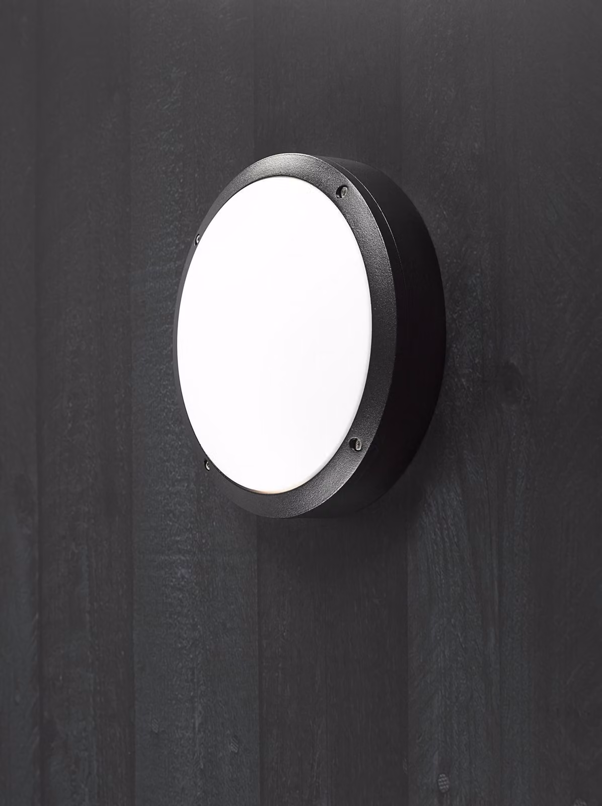Nordlux lampada da soffitto Desi 28, nero, Ip44, 2X12W, 77646003