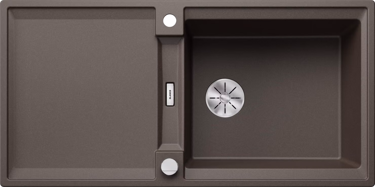 Lavello SILGRANIT ADIRA XL 6 S-F, colore caffè, 60 cm, da incasso a filo piano