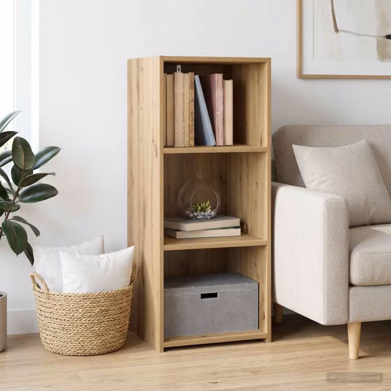 Credenza moderna vidaXL in legno color rovere marrone L 40 cm, P 41 cm, H 93 cm