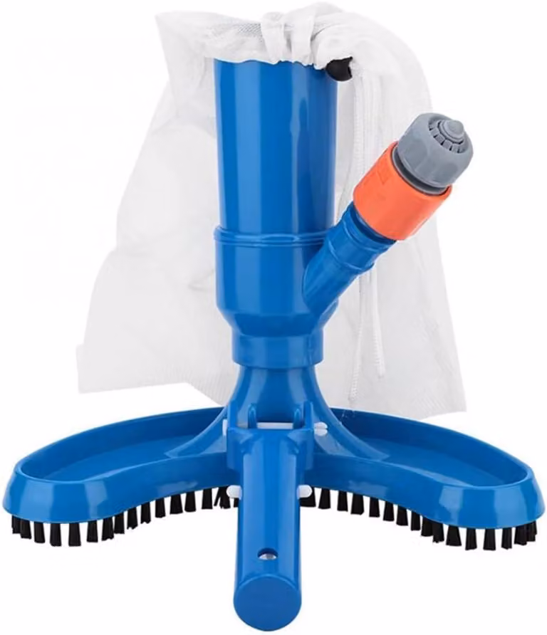 Spazzola per piscina, set per la pulizia della piscina, ideale per rimuovere lo sporco, testina spazzola universale
