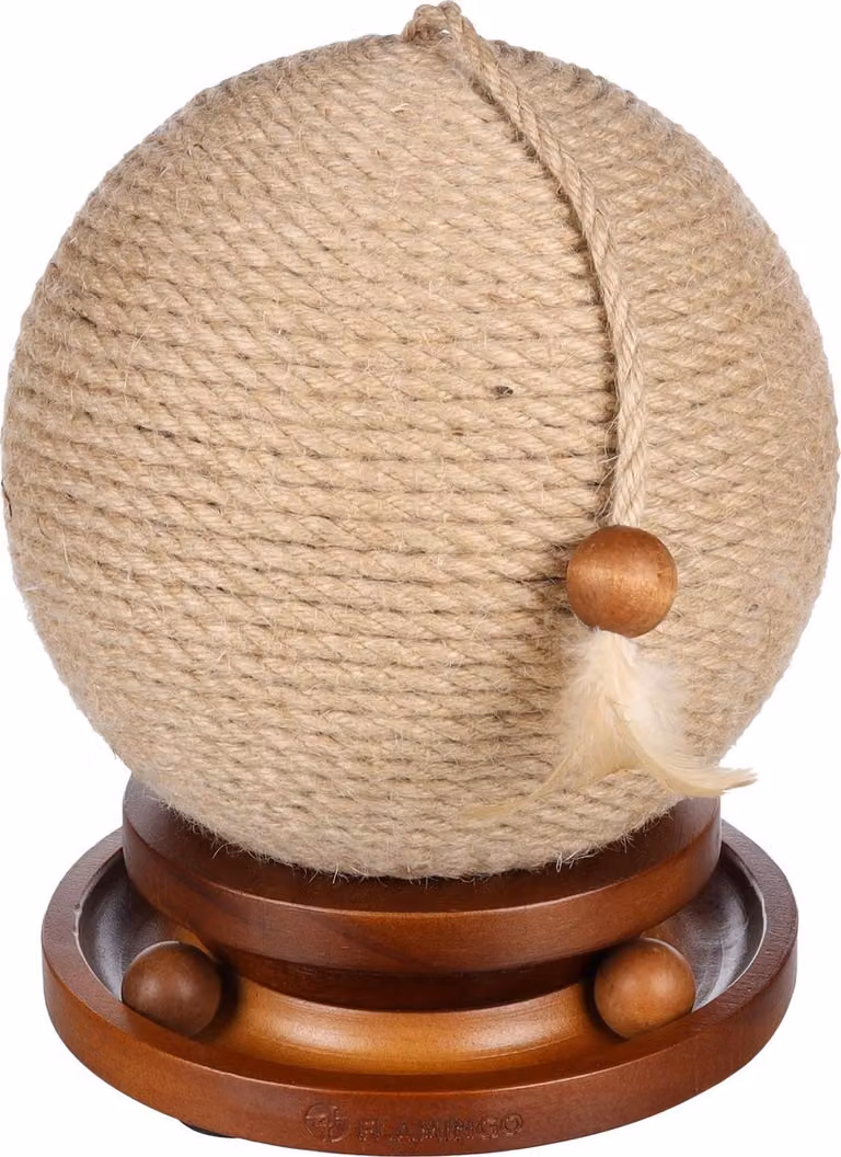 Graffiatoio Isabella palla marrone ∅ 21cm Flamingo