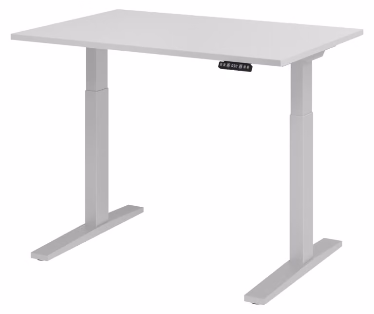 Scrivania elettrica bümö XMKA - Struttura: argento, dimensioni: 120 x 80 cm, decorazione: grigio