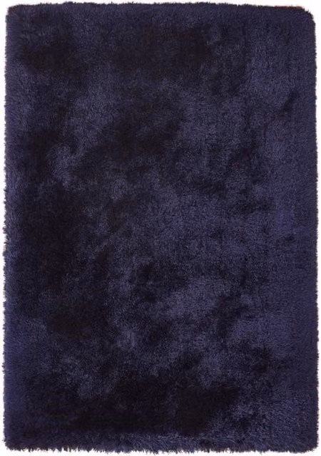Tappeto Shaggy Cosy 400 in blu intenso
