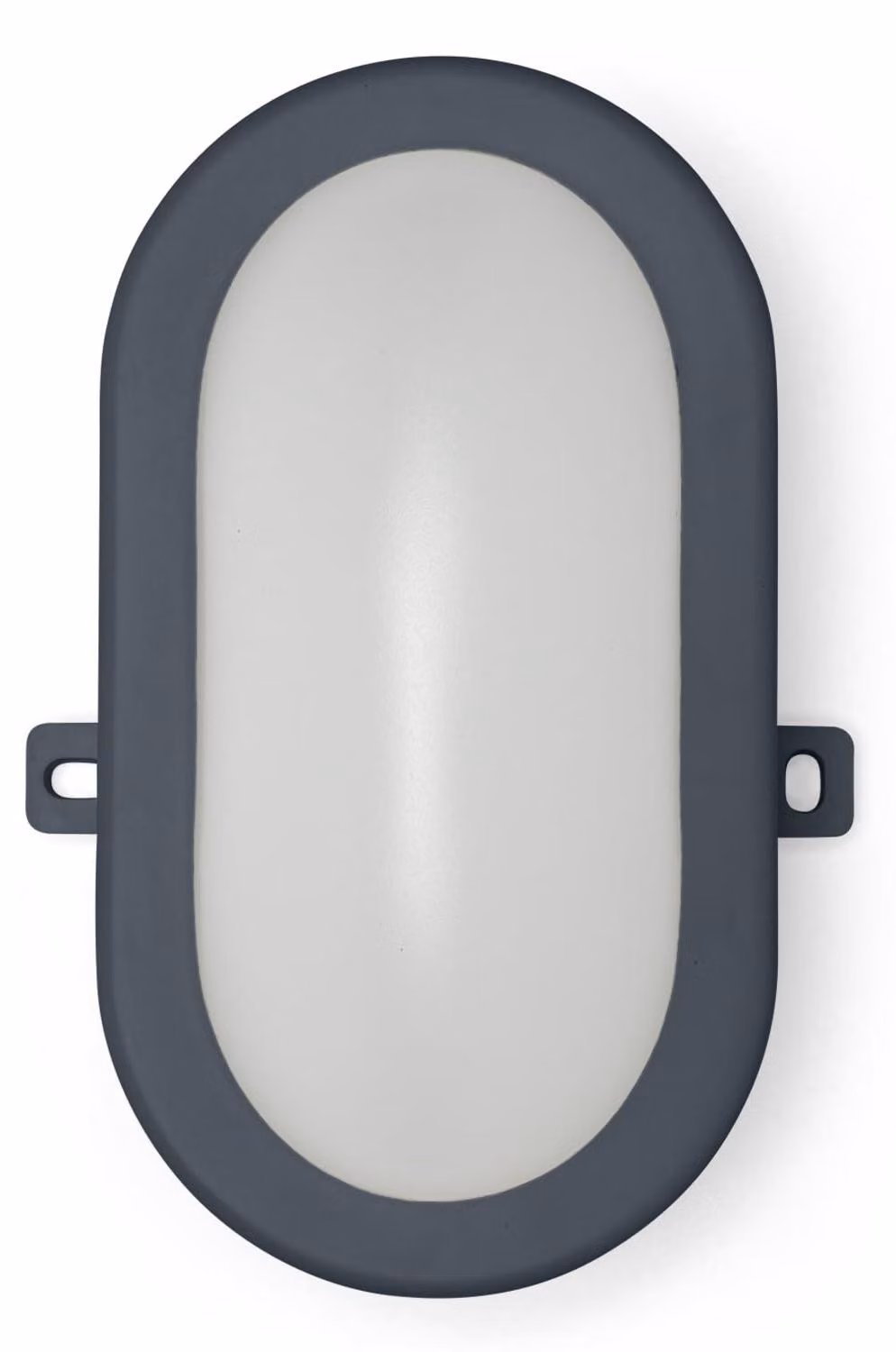 Lampada a parete a LED, 5,5 W, 450 lm, 4000 K, grado di protezione IP44, colore grigio RAL7016