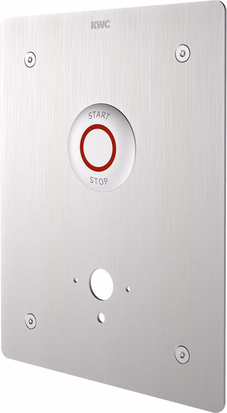 KWC AR Miscelatore per lavabo, F5, elettrico, senza miscelatore, da incasso, set F, interruttore speciale, 24 VDC