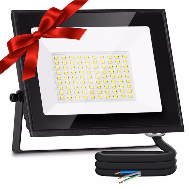 Aigostar, faretto LED da esterno/interno, 50W, 4500 lumen, luce bianca fredda (6500K), grado di protezione IP65 – 1 unità, 50W, 6500K