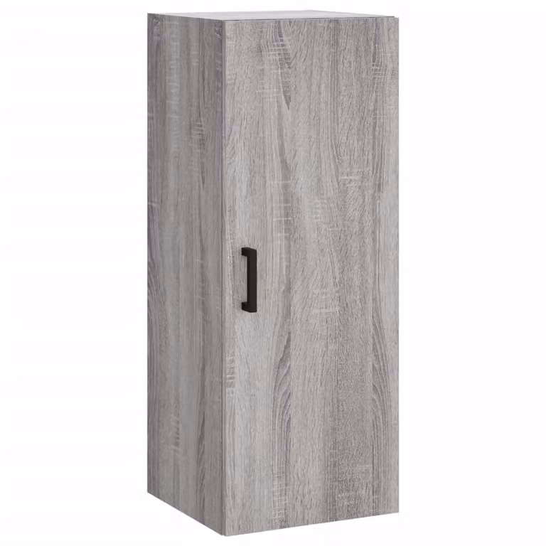 Mobile a Parete Grigio Sonoma 34,5x34x90 cm