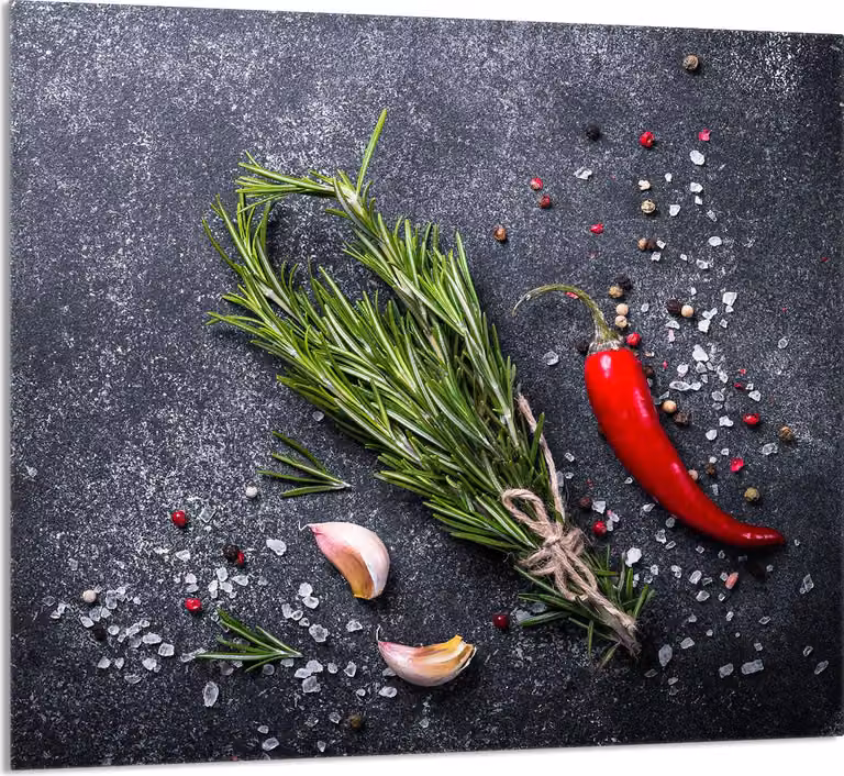 PIATTO IN VETRO PER CUCINA 65x60 ardesia