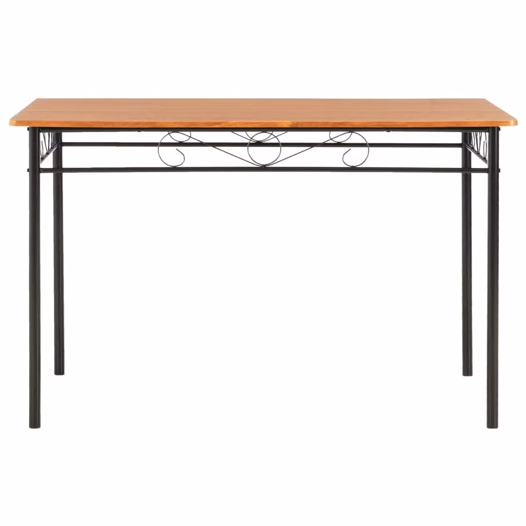 Tavolo da Pranzo Marrone 120x70x75 cm in MDF