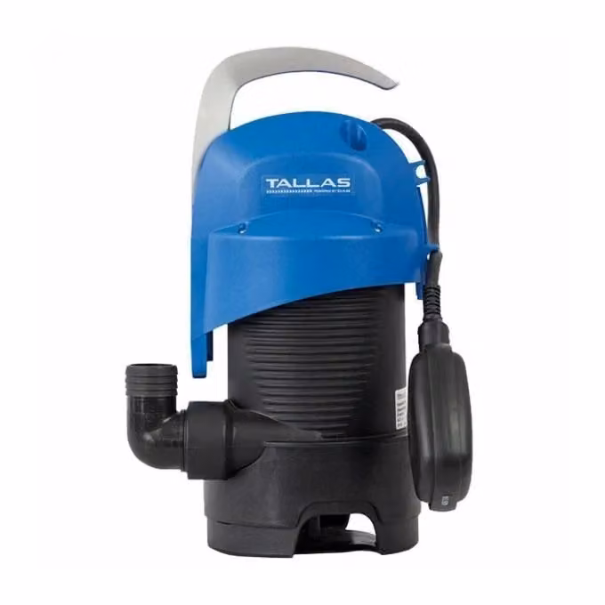 Pompa di scarico sommersa Tallas D-DW 400 per acque sporche e chiare, colore nero e blu – 2
