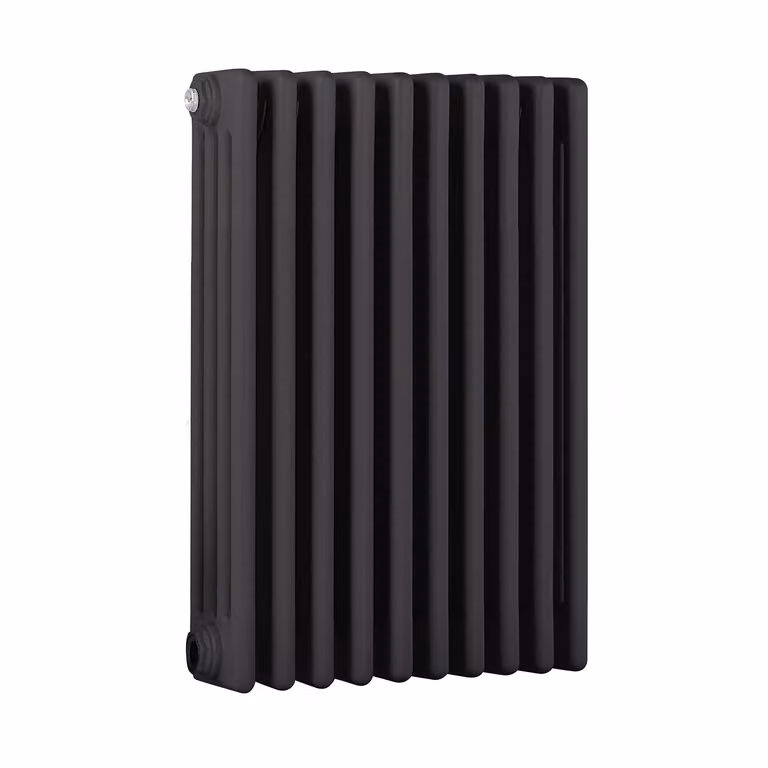 Radiatore Orizzontale a Colonne (4 Colonne) 600mm x 425mm - Grigio (Carbon Grigio) - Regent
