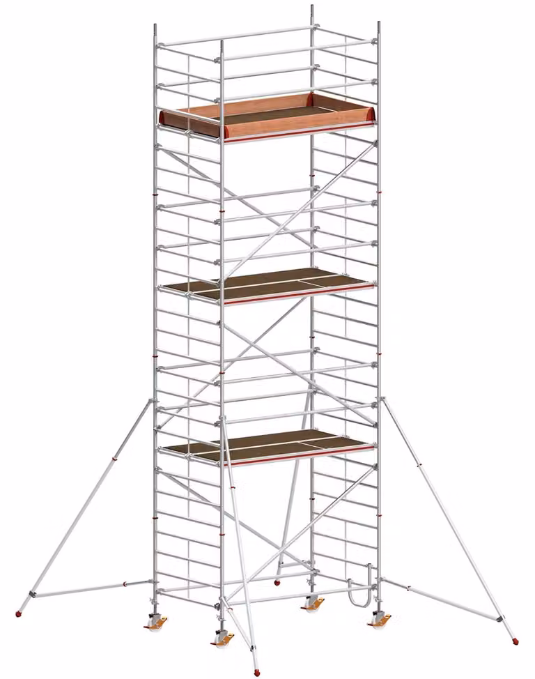 Ponteggio mobile Hymer con braccio 2,45 x 1,3 m, 4,4 m di altezza