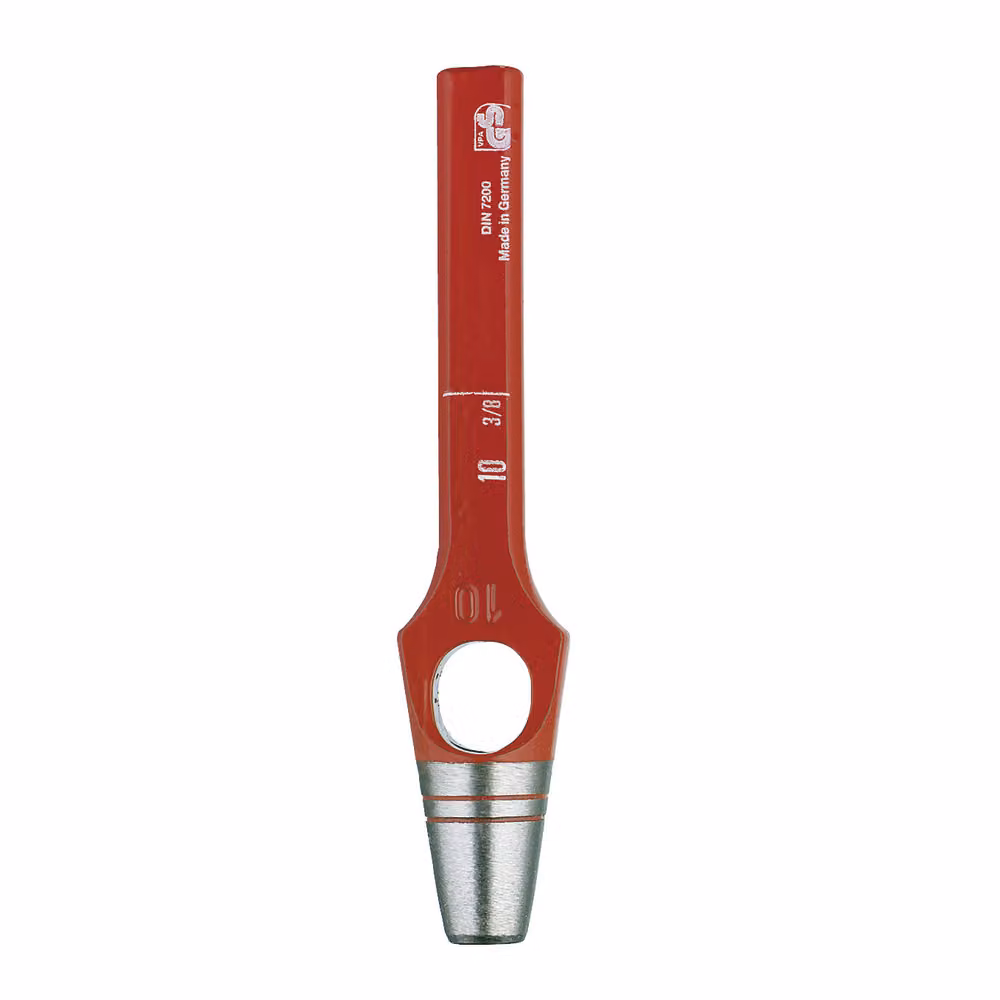 Ferro da stiro Paffrath Henkelloche secondo DIN 7200 A, verniciato rosso, 44 mm