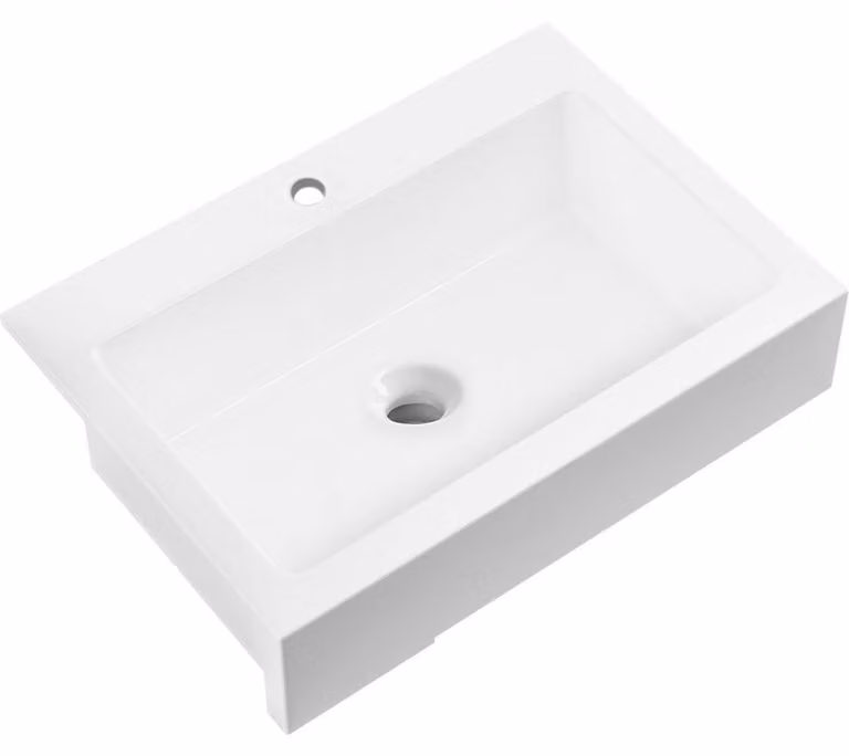 Sapho Arya - Lavello in Vetroceramica, 86x62 cm, bianco 50186