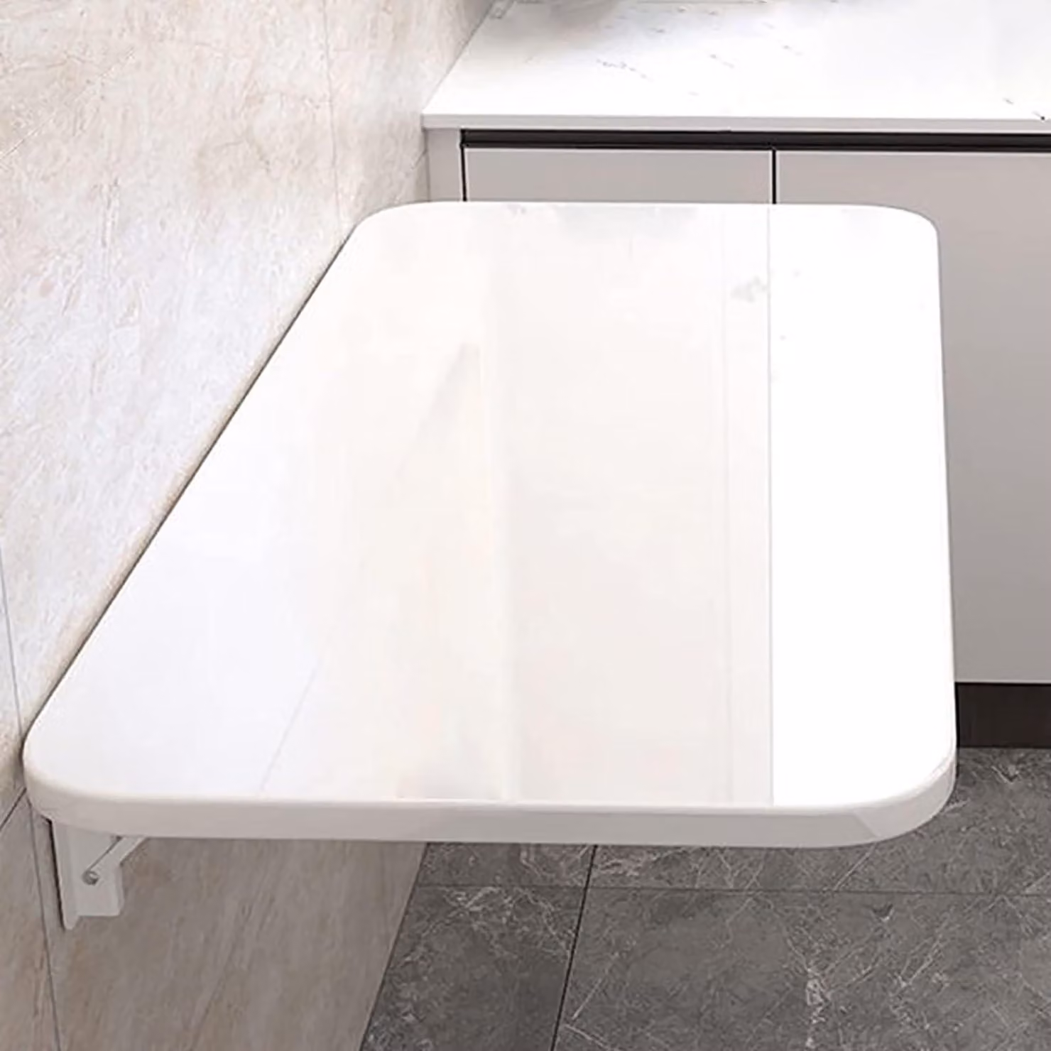 Tavolo pieghevole da parete, ideale per la casa e l'ufficio