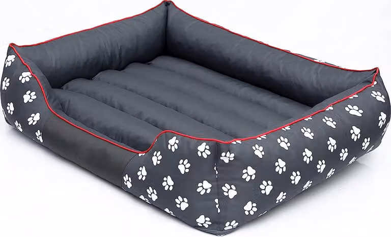 Lettino per cani "Prestige" - lavabile, impermeabile, con cerniera - 85x65 cm | divano per cani cuscino per cani divano per animali | PillowPrim
