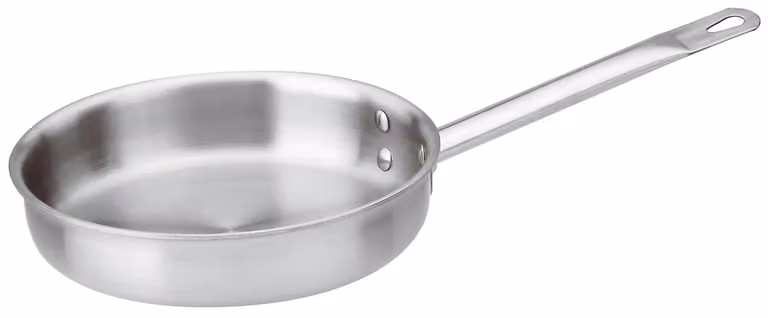 Casseruola Bassa Serie 2500 3-Ply in trimetallo inox-alluminio-inox con manico per induzione, diam.24cm
