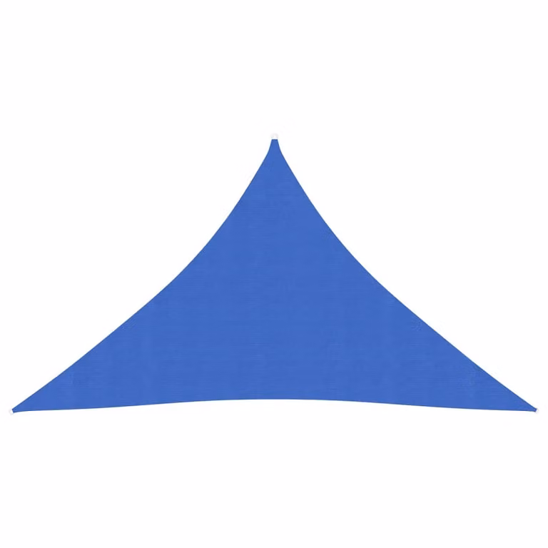 Tenda da sole Living Store, 160 g/m², blu, dimensioni 3,5x3,5x4,9 m, realizzata in HDPE