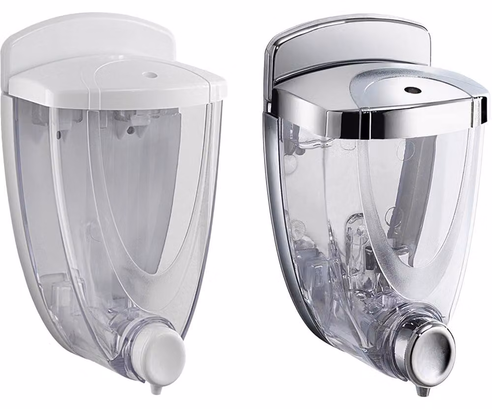 DISTRIBUTORE SAPONE LIQUIDO "TORPEDO" 600 ml - Bianco