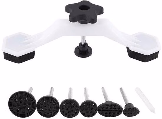 Kit di riparazione auto - Estrattore per ponti - Clip di fissaggio - Per auto - Metallo di alta qualità - Attrezzo per rimuovere ammaccature