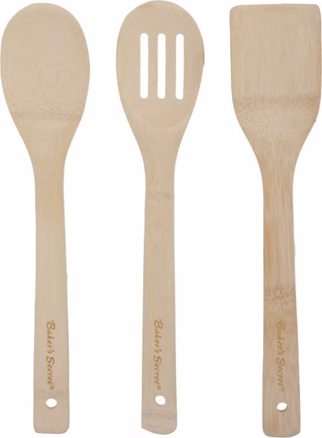 Set di 3 utensili da cucina in bambù beige Baker's Secret