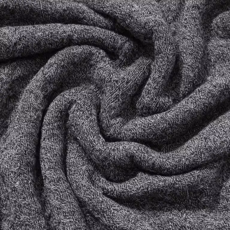 Coperta in alpaca al 100%, realizzata con fibra di alpaca per bambini, colore grigio medio, Fair Trade, dimensioni 120x180 cm