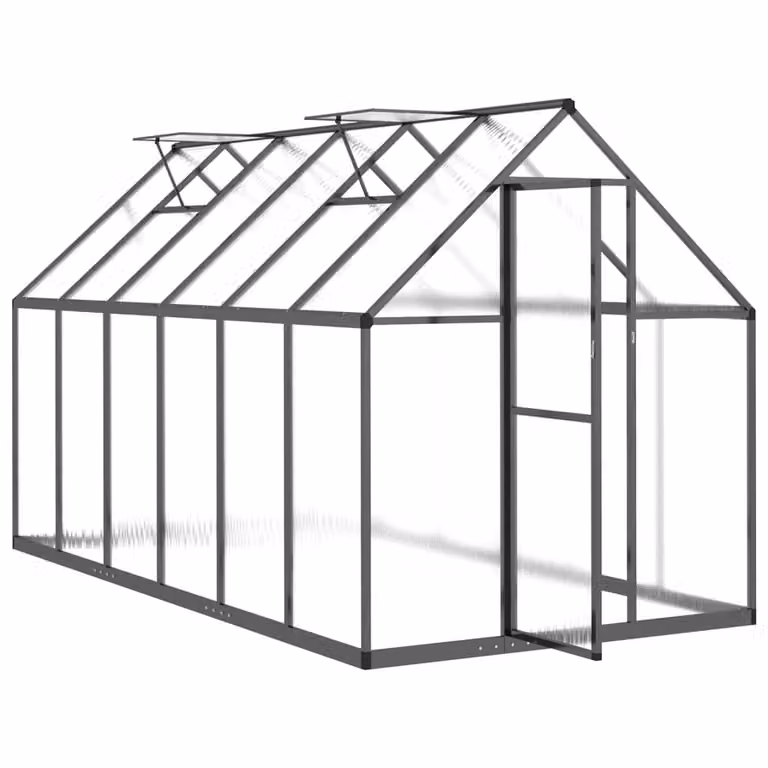 Telaio Serra con Base Antracite 334x169x195 cm in Alluminio