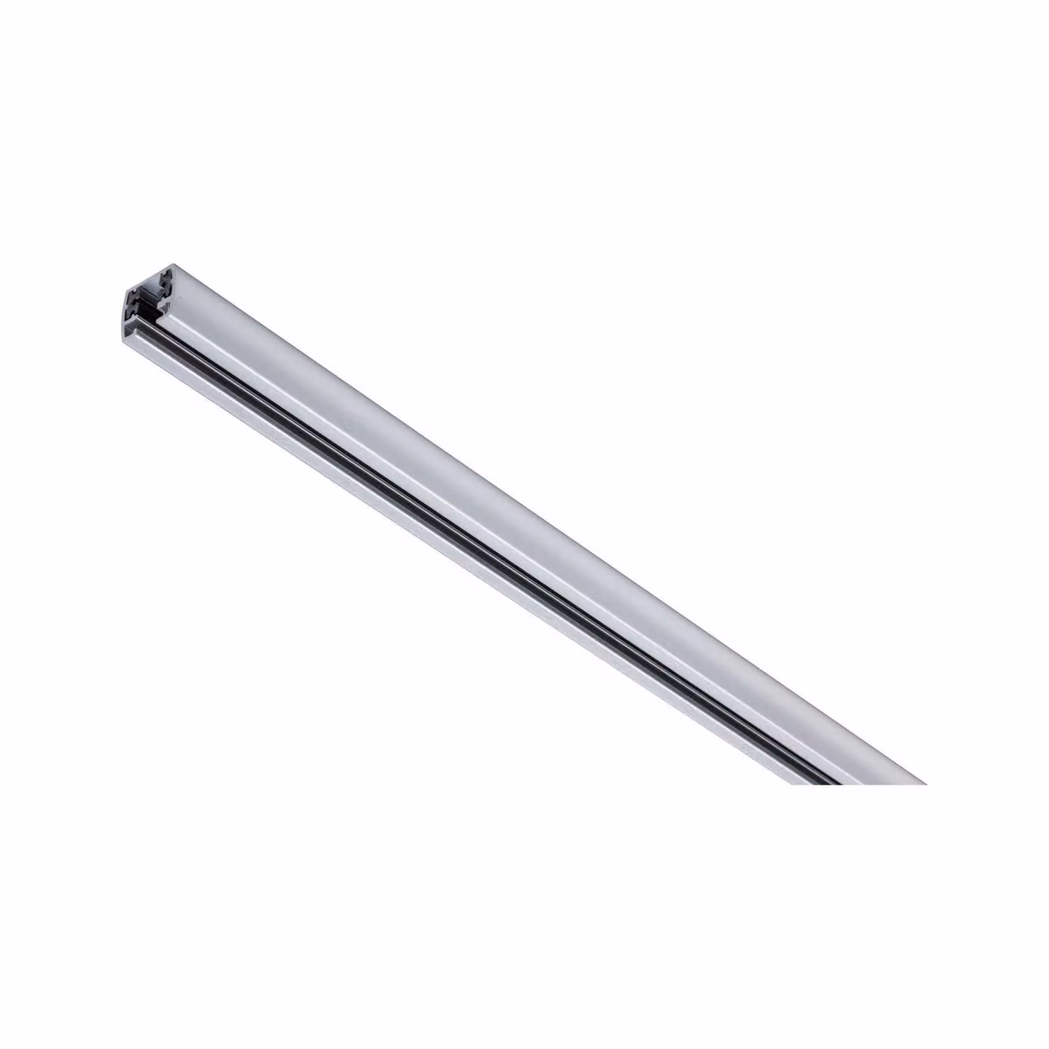 Paulmann Binario URail, cromo opaco, lunghezza 150 cm, alluminio URail, Alluminio / Grigio / Zincato, Soggiorno / Sala da pranzo, Alluminio, Moderno