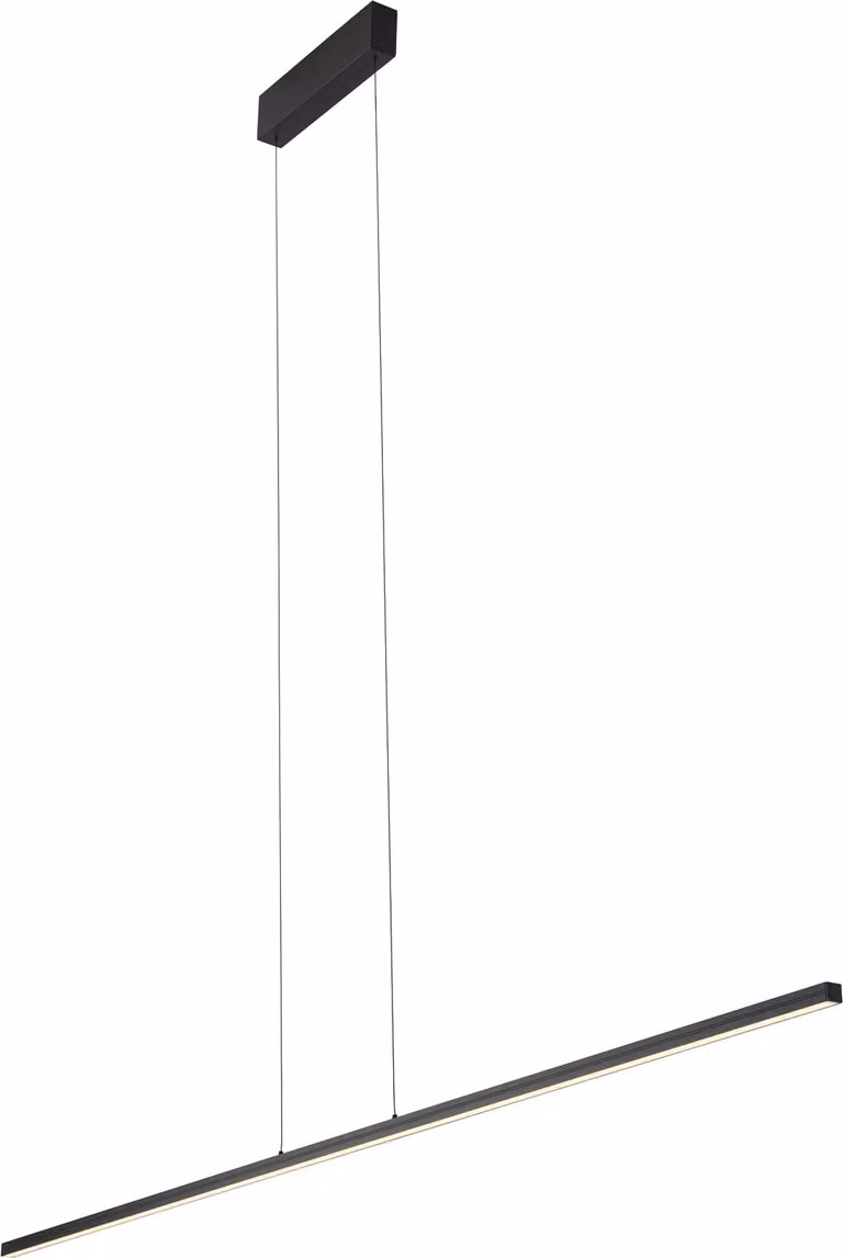 Lampada a sospensione LED BAR nera 27W, bianco caldo, 1300 lm, alluminio, dimensioni: 160x180x3 cm, IP20, Nowodvorski Lighting